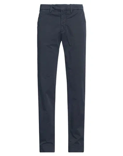 B Settecento Man Pants Charcoal Size 32 Cotton, Elastane, Organic Cotton In Blue