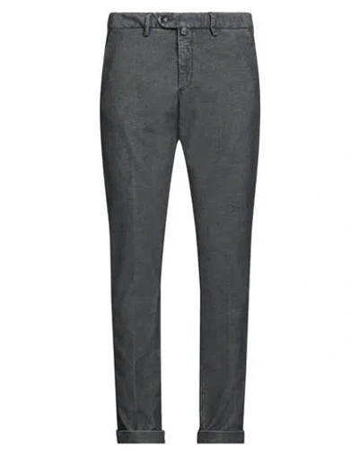 B Settecento Man Pants Charcoal Size 40 Cotton, Polyester, Elastane