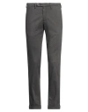 B Settecento Man Pants Dark Brown Size 30 Cotton, Polyester, Elastane In Brown