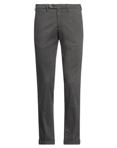 B Settecento Man Pants Dark Brown Size 30 Cotton, Polyester, Elastane