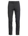 B Settecento Man Pants Dark Brown Size 35 Cotton, Polyester, Elastane In Black