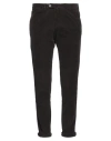 B Settecento Man Pants Dark Brown Size 38 Cotton, Elastane