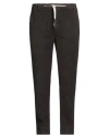 B Settecento Man Pants Dark Brown Size 40 Cotton, Elastane