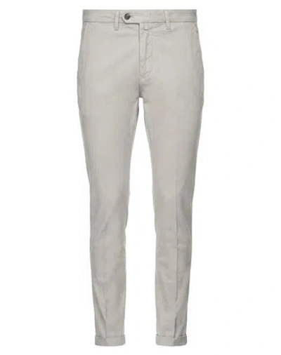 B Settecento Man Pants Grey Size 30 Cotton, Elastane, Organic Cotton