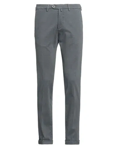 B Settecento Man Pants Grey Size 34 Cotton, Elastane