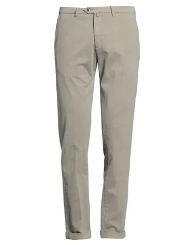 B Settecento Man Pants Grey Size 34 Cotton, Elastane In Gray
