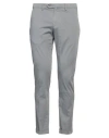 B Settecento Man Pants Grey Size 38 Cotton, Elastane