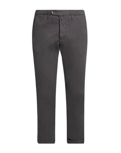 B Settecento Man Pants Grey Size 36 Cotton, Polyester, Viscose, Elastane