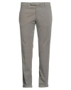 B Settecento Man Pants Gunmetal Size 32 Cotton, Elastane In Gray
