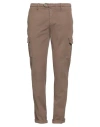 B Settecento Man Pants Khaki Size 35 Cotton, Elastane In Beige