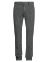 B Settecento Man Pants Lead Size 33 Cotton, Elastane