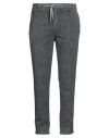 B Settecento Man Pants Lead Size 40 Cotton, Elastane In Gray