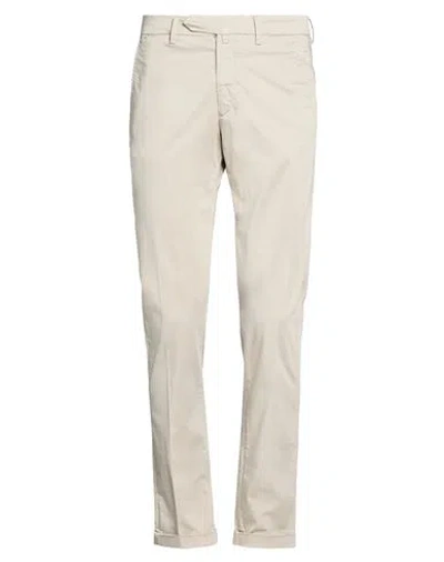 B Settecento Man Pants Light Grey Size 32 Cotton, Elastane, Organic Cotton In Neutral