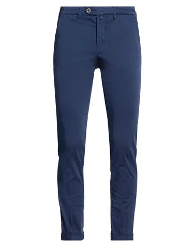 B Settecento Man Pants Midnight Blue Size 32 Cotton, Elastane, Organic Cotton
