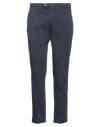 B SETTECENTO B SETTECENTO MAN PANTS MIDNIGHT BLUE SIZE 38 COTTON, ELASTANE