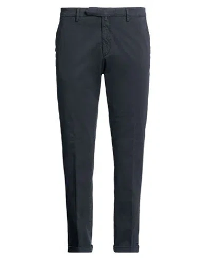 B Settecento Man Pants Midnight Blue Size 40 Cotton, Elastane