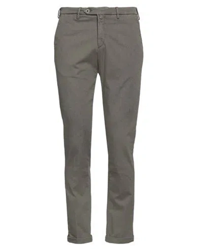 B Settecento Man Pants Military Green Size 34 Cotton, Polyester, Elastane