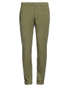 B Settecento Man Pants Military Green Size 44 Cotton, Elastane