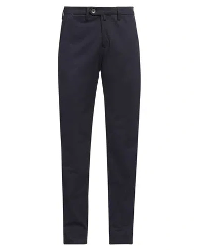 B Settecento Man Pants Navy Size 30 Cotton, Elastane