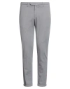 B Settecento Man Pants Navy Size 34 Cotton, Elastane In Gray