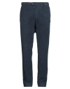 B Settecento Man Pants Navy Size 44 Cotton, Elastane