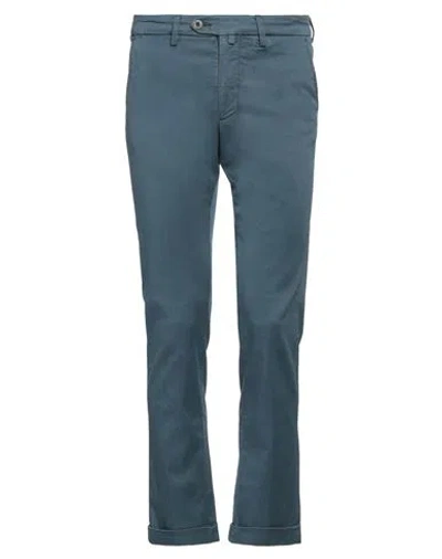 B Settecento Man Pants Slate Blue Size 30 Lyocell, Cotton, Elastane