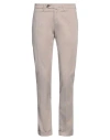 B Settecento Man Pants Taupe Size 31 Cotton, Elastane In Grey