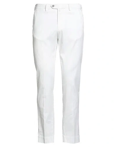 B Settecento Man Pants White Size 33 Lyocell, Cotton, Elastane
