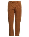 B Settecento Voyage Man Pants Brown Size 38 Cotton, Elastane
