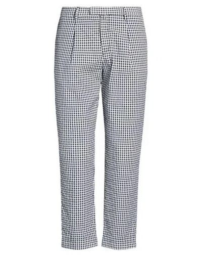 B Settecento Voyage Man Pants Midnight Blue Size 33 Polyester, Linen, Cotton