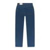 B Sides Arts Mid Blue Straight Jeans In Blue