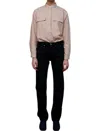 B Sides Brit Jeans In Black Rinse Wash In Multi