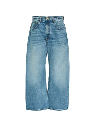 B Sides Charley Wide-leg Jeans In Blue