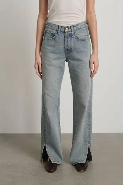 B Sides Charlot Split Hem Jean In Ed Wash In Multi