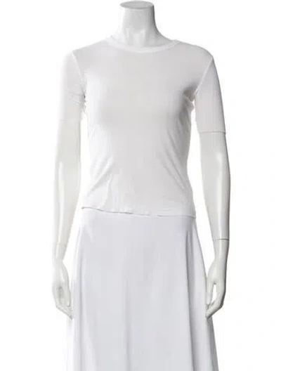 Pre-owned B Sides Crew Neck Short Sleeve Top In White