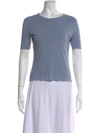 Pre-owned B Sides Crew Neck Short Sleeve T-shirt In Blue