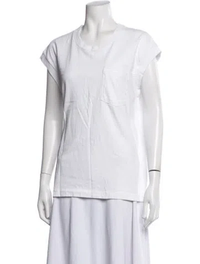 Pre-owned B Sides Crew Neck Short Sleeve T-shirt In Neutrals