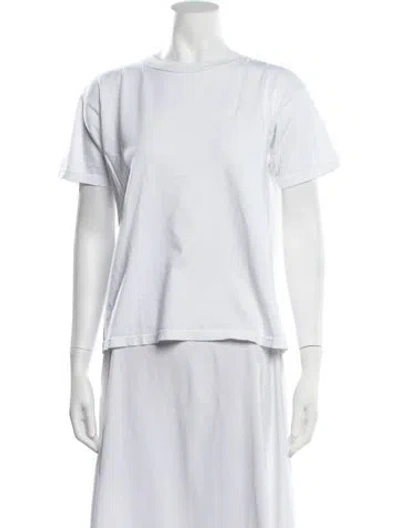 Pre-owned B Sides Crew Neck Short Sleeve T-shirt In White