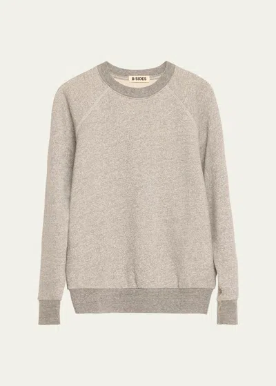 B Sides Crewneck Sweatshirt In Gray