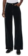 B Sides Elissa Corduroy Pants Stil Black Overdye In Black