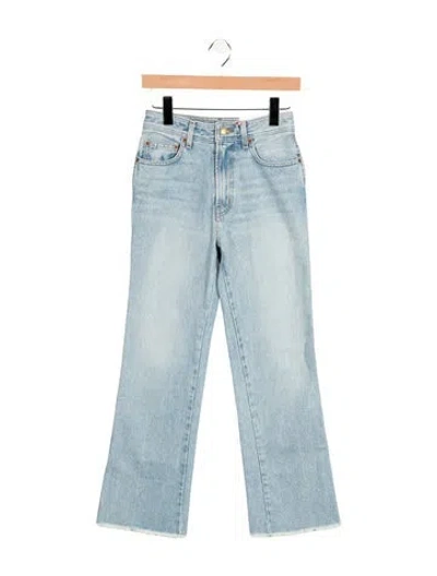 Pre-owned B Sides High-rise Flared Jeans In Blue