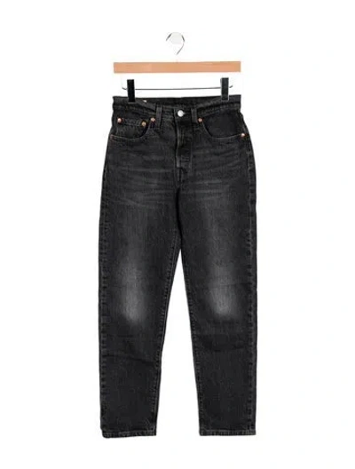 Pre-owned B Sides High-rise Straight Leg Jeans In Black