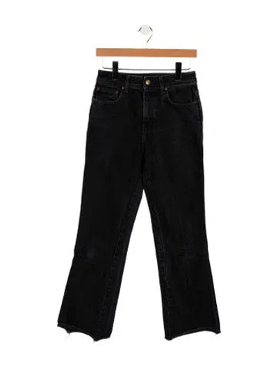 Pre-owned B Sides High-rise Straight Leg Jeans In Blue