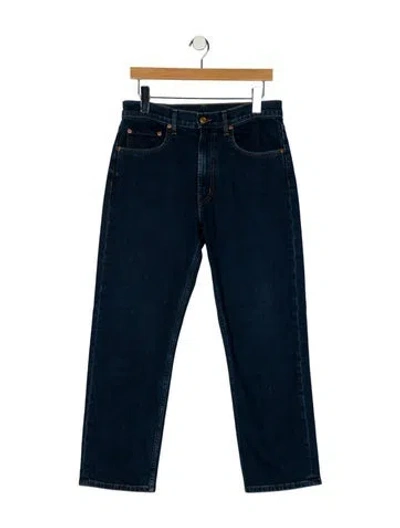 Pre-owned B Sides High-rise Straight Leg Jeans In Blue