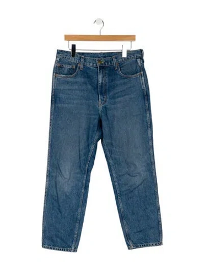 Pre-owned B Sides High-rise Straight Leg Jeans In Blue