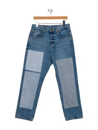 Pre-owned B Sides High-rise Straight Leg Jeans In Blue