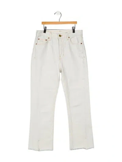 Pre-owned B Sides High-rise Straight Leg Jeans In Blue