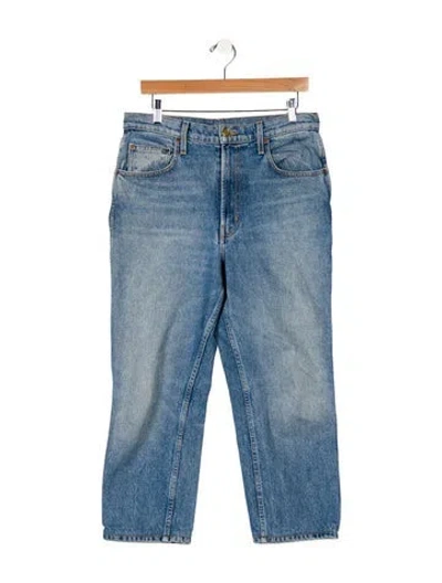 Pre-owned B Sides High-rise Straight Leg Jeans In Blue