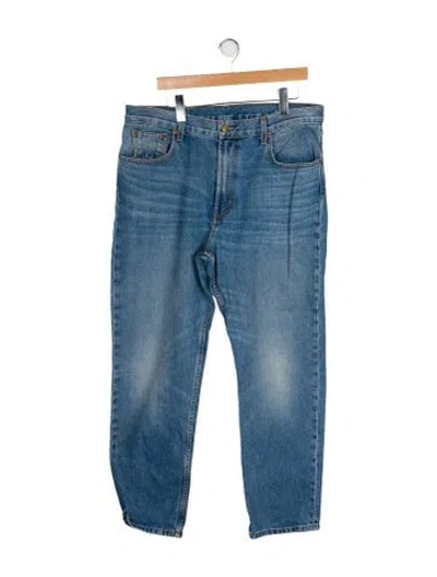 Pre-owned B Sides High-rise Straight Leg Jeans In Blue