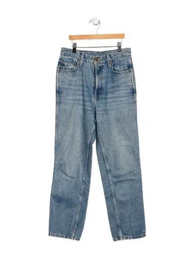 Pre-owned B Sides High-rise Straight Leg Jeans In Blue